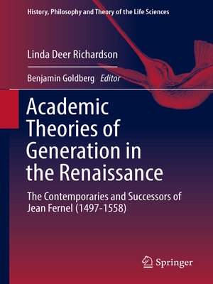cover image of Academic Theories of Generation in the Renaissance